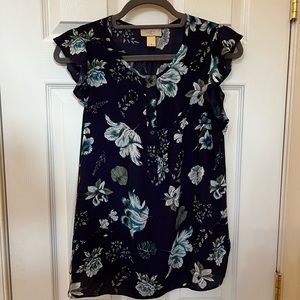 Flutter sleeve LOFT top